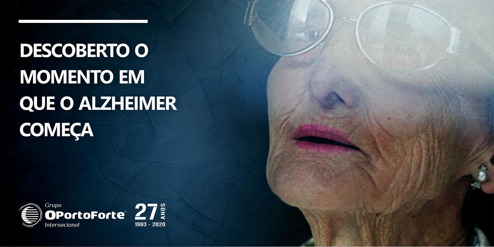 Descoberto o momento em que o Alzheimer começa
