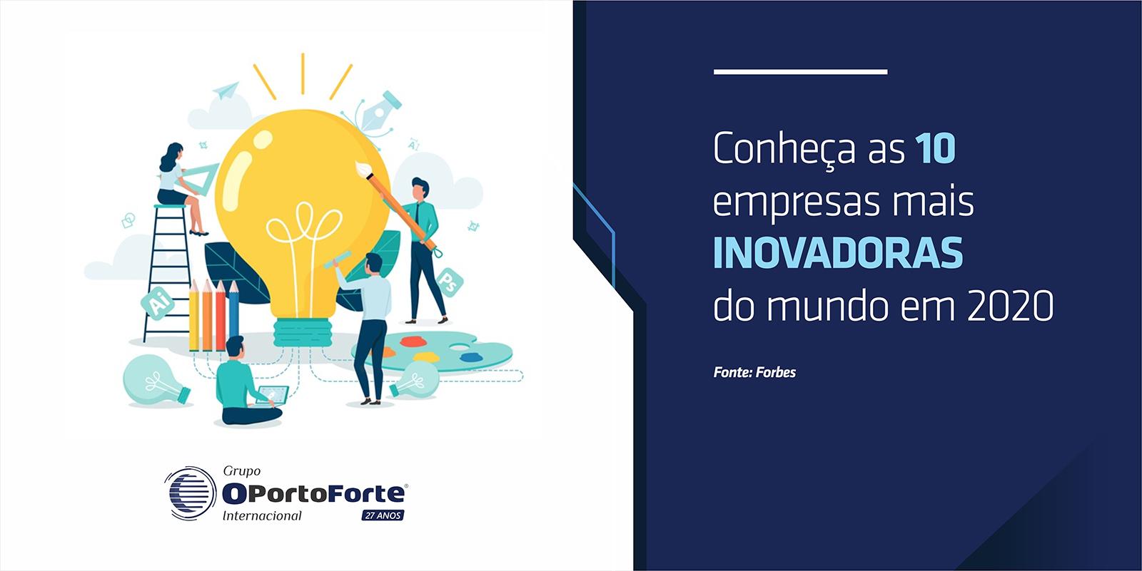 Ranking das empresas mais inovadoras do mundo segundo a Forbes