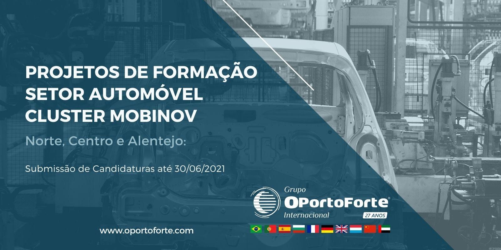 PROJETOS DE FORMAÇÃO SETOR AUTOMÓVEL CLUSTER MOBINOV