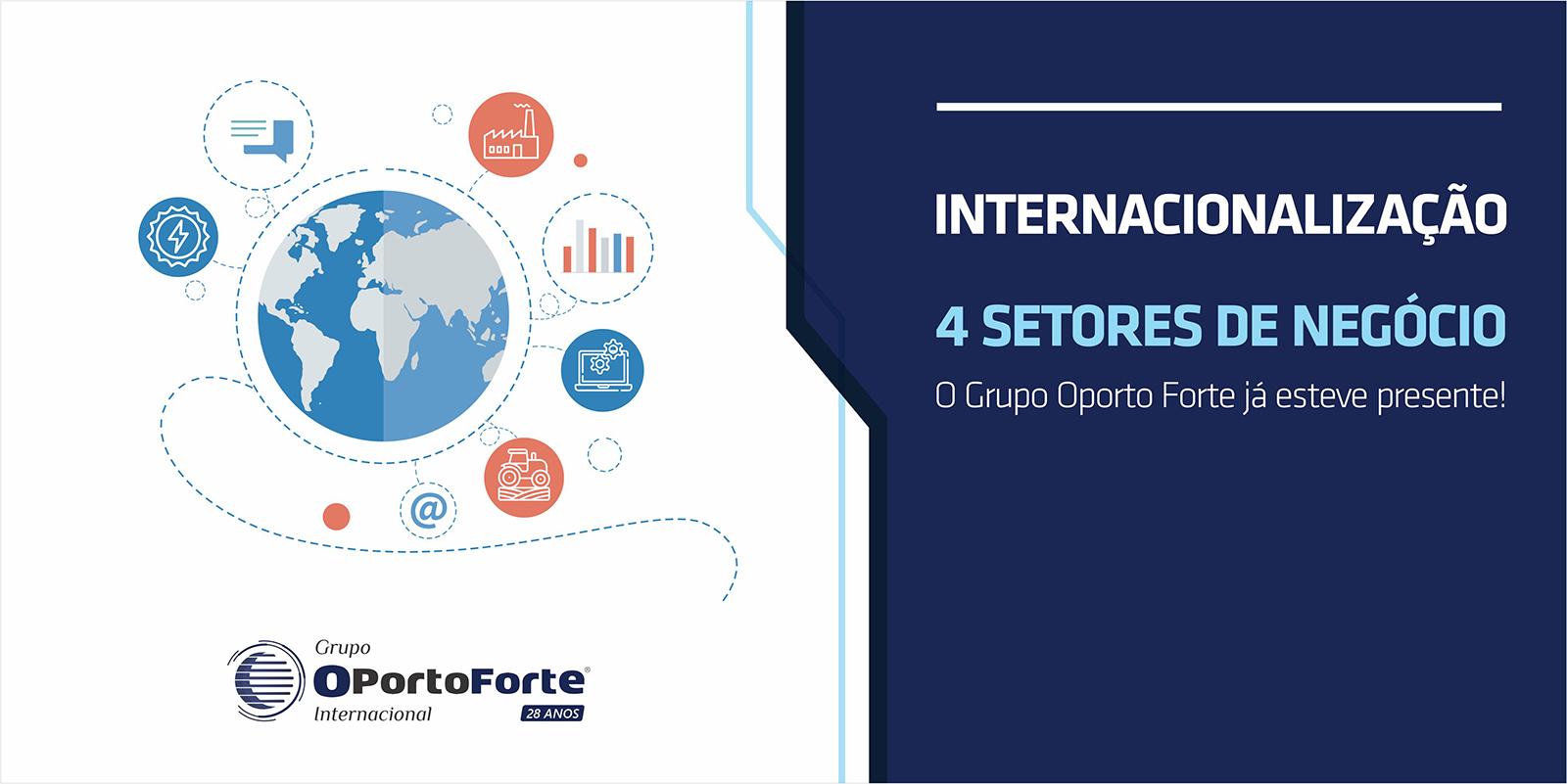 Internacionalização - 4 Setores de Negócio
